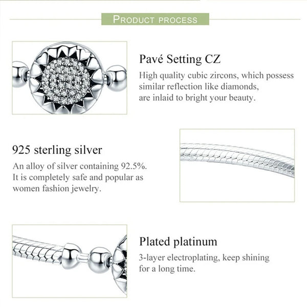 Sterling Silver Bright Chain Bracelet