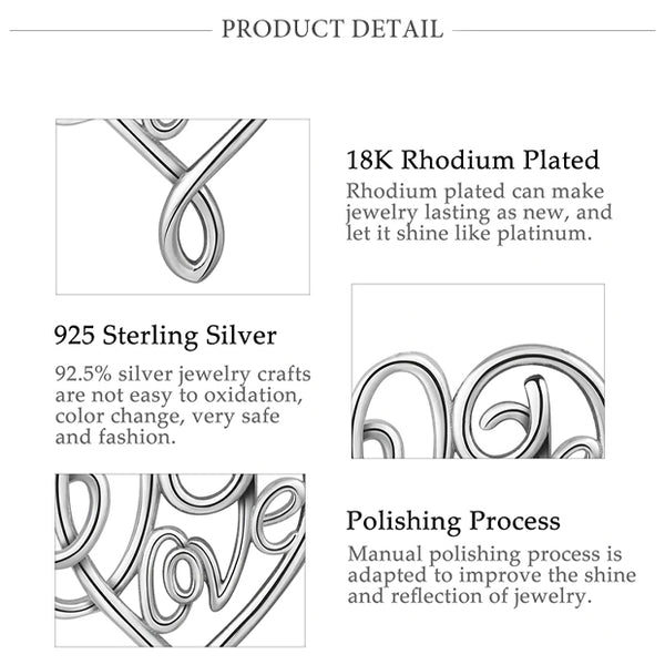 Sterling Silver Celtics Knot Love Style Necklace