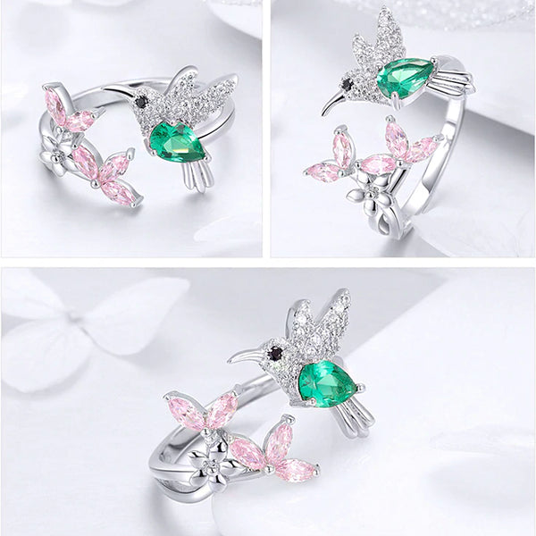 Ring: Sterling Silver Humming bird Ring