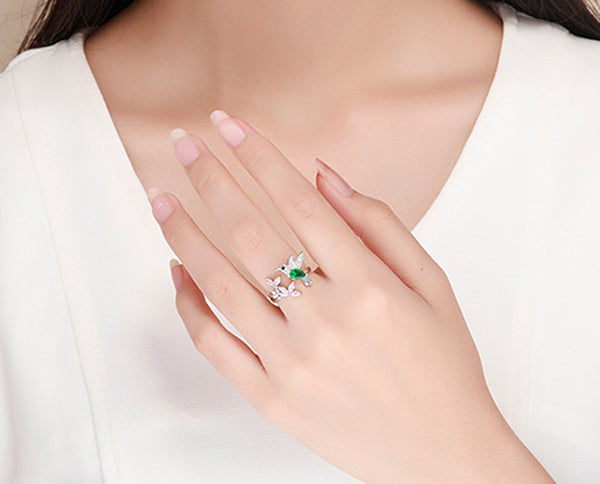 Ring: Sterling Silver Humming bird Ring