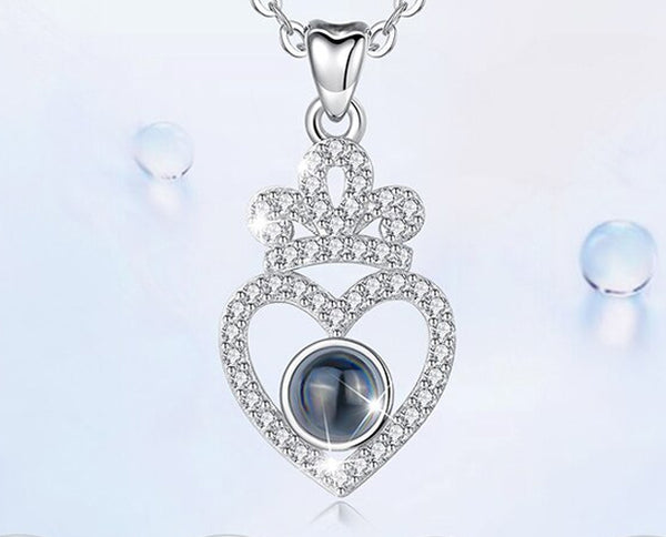 Necklace: Sterling Silver I Love You in 100 Languages Necklace