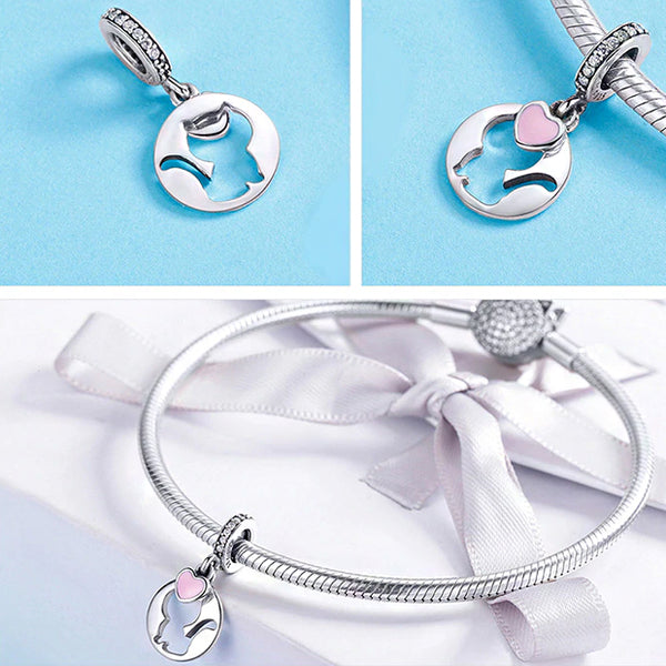 CHARMDANT: Sterling Silver Kitty Cat Charm / Pendant