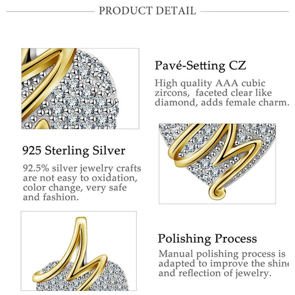 Necklace: Sterling Silver To Mother's Love Gold MoM Necklace