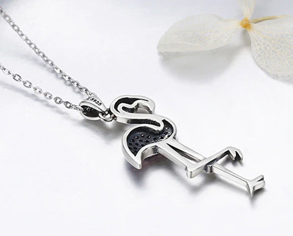 Sterling Silver Flamingo necklace