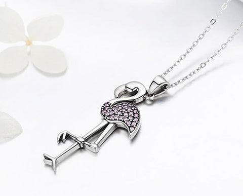 Beautiful Flamingo necklace bring out the love of pink in you. 