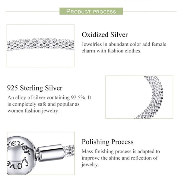 Sterling Silver Forever Love Bracelet