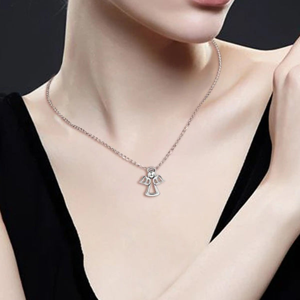 Guardian Angel Pendant Necklace