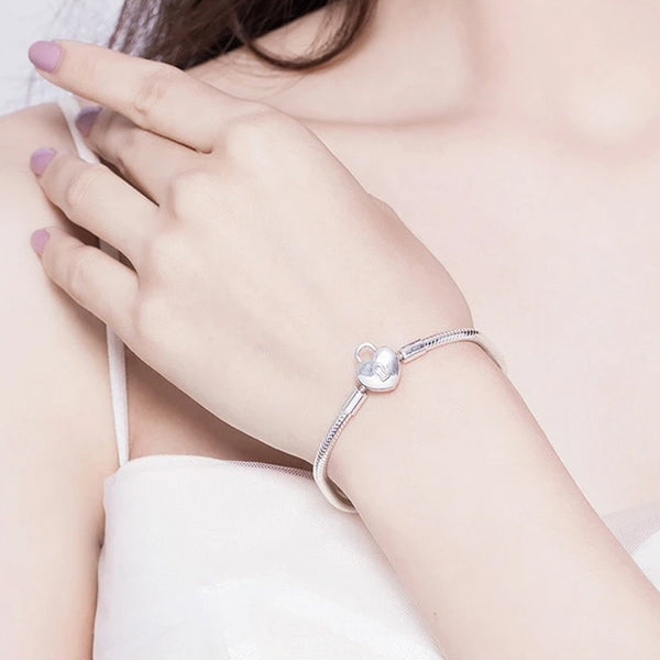 Sterling Silver Bracelet Charm Bangle