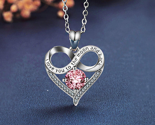 Necklace: Sterling Silver I love You Necklace